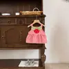 Roupas de Bebê para o Verão, Novo Conjunto Doce de Duas Peças para Bebês Meninas, Roupa de Verão Fina Estilo Coreano para Bebês Meninas