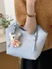 Bolsa Feminina 2026 Nova Primavera/Verão de Axila de Alto Padrão Exquisite para o Dia a Dia Bolsa de Ombro Único Bolsa Tote Tecida de Grande Capacidade
