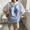 Mochila Escolar Feminina Versão Coreana Harajuku Ulzzang Estudante do Ensino Médio Mochila de Grande Capacidade Estudante do Ensino Fundamental Mochila Versátil Estilo Floresta