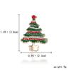Ventas Directas de Fábrica Nuevo Broche de Muñeco de Nieve Navideño Moda de Venta Caliente Europea y Americana Broche de Corsage Árbol de Navidad para Mujeres Venta al por Mayor