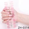Adesivos de Unha Zhengxiang Europeus e Americanos à Prova d'Água Imitação de Diamante Hot Stamping 22 Películas de Esmalte para Unhas Adesivos de Nail Art de Celebridades da Internet Japonesas e Coreanas Transfronteiriços