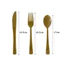 Plato de Foco Más Vendido Cuchillo de Gama Alta, Tenedor y Cuchara de Plástico Desechable Cuchillo, Tenedor y Cuchara Rosa Amarillo Verde Morado Decoración de Evento de Fiesta