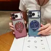 Funda de Teléfono Temática de Año Nuevo Adecuada para Honor Power2 Nova15, con Soporte Giratorio y Galvanizado con Purpurina