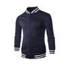 Chamarra de Vuelo de Color Sólido de la Fuerza Aérea para Hombre de Otoño e Invierno con Forro Polar Estilo Americano Deportivo Holgada Casual Cuello Alto