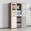 Archivero de Oficina de Acero Desmontable, Gabinete Metálico, Gabinete de Almacenamiento, Archivero, Gabinete para Documentos, Gabinete para Recibos, Librero con Cerradura
