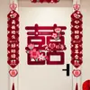 Casamento de Casal Casamento Adesivos de Casamento Feminino Casamento Casamento Quarto de Casamento Porta Entrega em Peça Única Adesivos de Porta de Entrada Suprimentos de Casamento