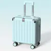 Estuche de Cabina Pequeño y Ligero Maleta Mini para Mujer 18 pulgadas Contraseña Maleta de Ruedas para Niños Ruedas Universales Se Puede Usar en Aviones