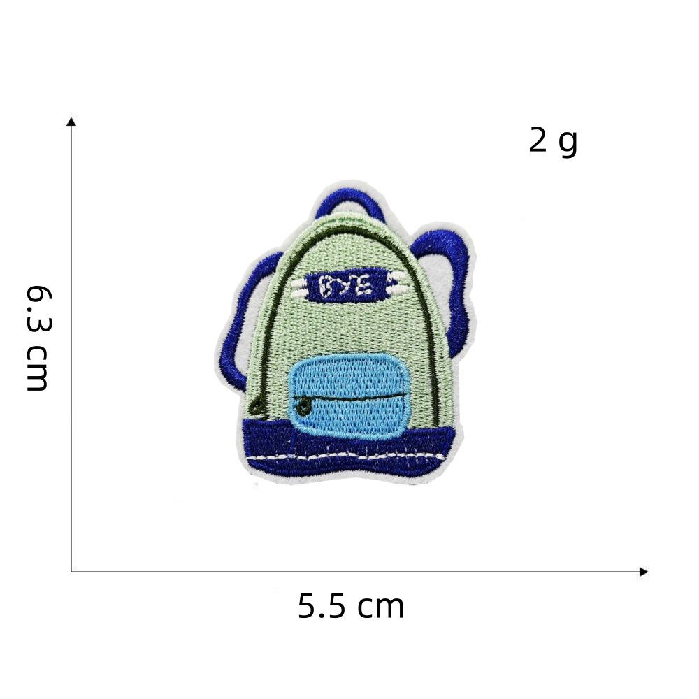 蓝色系列布贴5#