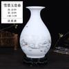 Adornos de Jarrón de Cerámica de Jingdezhen para Sala de Estar, Arreglos Florales, Decoraciones de Estilo Chino, Jarrones de Porcelana, Jarrones Decorativos, Jarrones de Melón de Invierno, Flores Secas