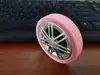 Ruedas para carrito de equipaje Cubierta de rueda para maleta Reducir ruido de rueda Maleta Cubierta protectora de silicona para rueda
