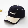 Boné de beisebol infantil INS, novo modelo de outono, chapéu de sol com letra bordada, boné casual versátil de bico de pato para meninos em estilo japonês e coreano