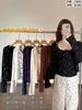 Cárdigan de Protección Solar de Lunares de Moda Ropa Interior Transpirable Capa Base Superior para Mujer Otoño Nuevo Estilo Versátil Prendas Exteriores Cubre-todo