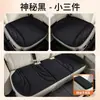 Juego personalizado de tres piezas para cojín de asiento de coche para invierno, almohadillas de asiento de coche de felpa prensadas en caliente universales para filas delanteras y traseras