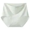 Calcinha Feminina de Cintura Alta, Algodão Puro 10A Antibacteriana, Gancho Estendido, Sem Costura, Estampa Floral, Classe A, Novo Estilo, Controle de Barriga, Calcinha para Meninas