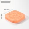 Acero Inoxidable 304 Tapa de Silicona Cocina Hogar Cuadrado Plato para Dips Portátil a Prueba de Fugas Taza Dorada para Salsas con Tapa 180ml