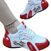 Zapatillas de Moda de Lujo Ligero para Comercio Exterior, Zapatillas Deportivas Unisex de Suela Blanda Amortiguadoras, Zapatos Versátiles Casuales para Baile Cuadrado