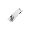 Cerradura de pestillo antirrobo de acero inoxidable, Cerradura de seguridad tradicional engrosada con llave, Placa de cierre con pestillo, Cerradura de caja plegable