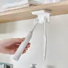 Portacepillos de Dientes Estilo Japonés Montado en Pared para Baño del Hogar Estante sin Taladro Portacepillos de Dientes Eléctricos Minimalista