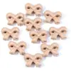 Color Sólido Acrílico Chapado AB Qq Corbata de Moño Cuentas Sueltas DIY Cadena para Teléfono Móvil Accesorios para el Cabello Colgante para Bolso Accesorios de Joyería