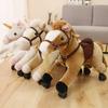 Caballo de Madera caballo mecedor para niños juguete de peluche caballo saltarín exterior Bebé Bebé Pony regalo de cumpleaños