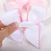Novo Presilha de Cabelo para Bebê Estilo Coreano com Laço de Poliéster, Totalmente Envolvida, Acessório de Cabelo Série Rosa Fofo para Meninas