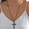 Suministro transfronterizo de Amazon Europa y Estados Unidos collar cruzado colgante de moda simple joyería al por mayor de fábrica
