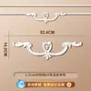 Tira de Borda para Parede de Fundo de TV com Flor de Canto Francês em Linha de PU Imitação de Gesso Tira Decorativa Teto Estilo Europeu Americano