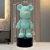 Novo Cofre de Porquinho Desenho Animado Urso Violento Grande Tendência de Chão para a Sala de Estar ao Lado do Gabinete da TV, com Acabamento de Couro de Alta Qualidade