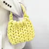 Tela de hilo islandés extra gruesa transfronteriza para bolsa de algodón rellena en el centro DIY para tejer a mano bolso de mano de moda estilo coreano hecho en casa bolso bandolera