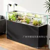Tanque de flujo con rebosadero de ángulo recto, acuario ecológico para uso doméstico en la sala de estar, tanque ecológico natural grande sin cambio de agua, vidrio ultra transparente