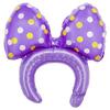 Popular en línea popular inflable accesorios para el cabello diadema forma de caricatura luz Película Película de aluminio globo decoración de fiesta puesto venta al por mayor regalo