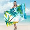 Toalla de Playa de Microfibra Transfronteriza para Adulto Estampada para la Playa Chal Protector Solar Absorbente Toalla para Nadar de Secado Rápido Toalla de Baño