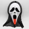 Máscara de Pegadinha Engraçada de Halloween para Adultos e Crianças Máscara de Ceifador Adereços de Cosplay Grito Atacado