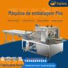 Dajiang fornece máquina de embalagem de farinha de rio fresca DJ720, pesagem de material, rotulagem, máquina de embalagem de travesseiro de farinha de arroz úmida