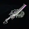 Paz Jy Metro Escape Llama Periférica Cuchillo Pubg Juego Modelo de Arma Metálica Arma de Aleación Adorno Cuchillo