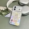 Bufanda Linda Estilo Hada Estuche Pequeño de Otoño Adecuado para iPhone 17 Pro Max, Apple 16 Pro/15, Estilo Coreano Portátil