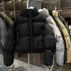 Chaqueta Corta de Algodón Versátil para Mujer Talla Petite 2026 Invierno Nueva Estilo Coreano Holgada Cuello Alto Chaqueta Acolchada Abrigo Engrosado