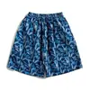 Pantalones Cortos de Tela de Flores Grandes del Noreste Populares en Internet para Hombres y Mujeres Parejas Mismo Estampado de Flores Casuales Sueltos Pantalones Cortos Grandes Ropa para Actuaciones de Vacaciones