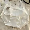 Ropa interior de algodón puro antibacteriana 7A para niñas, refuerzo 100% algodón, cintura media-alta, sin costuras, cómoda, que se ajusta a la cadera