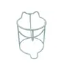 Fábrica en stock al por mayor estante de almacenamiento de esponja de maquillaje de huevo de metal en espiral soporte secador de esponja de maquillaje