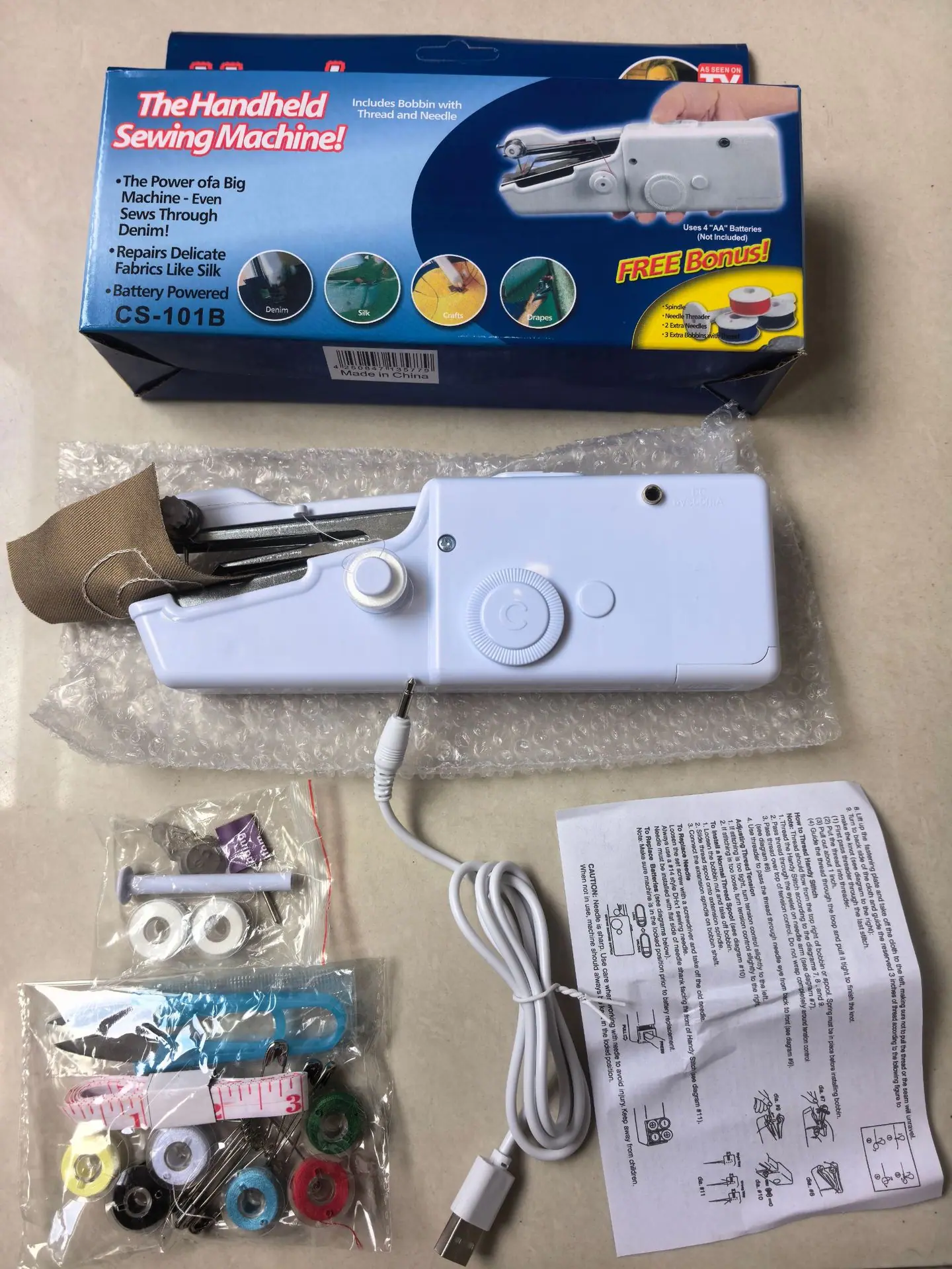 标配+线包+USB 实拍图