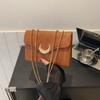 Bolsa Tendência com Padrão de Losango para Mulheres 2026 Novo Estilo Simples Moda Cor Sólida Pequena Bolsa Quadrada Casual Corrente de Ombro Transversal Pequena Bolsa