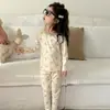 Kalabenben25 Nova Roupa de Casa Infantil Primavera & Outono Algodão Modal Roupas de Outono e Calças Compridas Categoria a Conjunto Íntimo