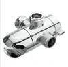 Enchufe fijo de metal para ducha estilo americano, brazo desviador de agua de tres vías para cabezal de ducha superior, soporte para enchufe de ducha colgante