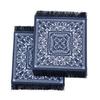 Venta directa de fábrica para figura personalidad creativa persa retro borla posavasos aislamiento térmico antideslizante posavasos cuadrado alfombra posavasos