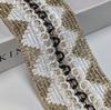 Fábrica en stock Accesorios de encaje estilo Chanel Ingredientes de ropa Tejido Hecho a mano DIY Ropa Tapeta Puño Joyería