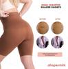 Ropa interior deportiva de fitness de talla grande para mujer europea y americana transfronteriza, yoga, cintura alta, control de abdomen, control de abdomen posparto, bóxer
