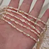 Alto costo-rendimiento 4-8 mm perlas de agua dulce naturales sin núcleo de vástago corto, forma irregular barroca, accesorios para joyería DIY