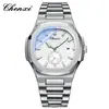 Reloj para Hombre Chenxi Nuevo Moda Negocios Acero Correa Calendario Pequeño Dial de Segundos Reloj de Pulsera Fuente Transfronteriza Fabricante