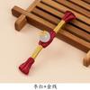 Novo Cheongsam Chinoiserie Botão de Prato Porta-Flor Enrolamento de Miçangas Fivela de Uma Palavra Fivela Decorativa Dinastia Han Botão Retrô Tecido à Mão